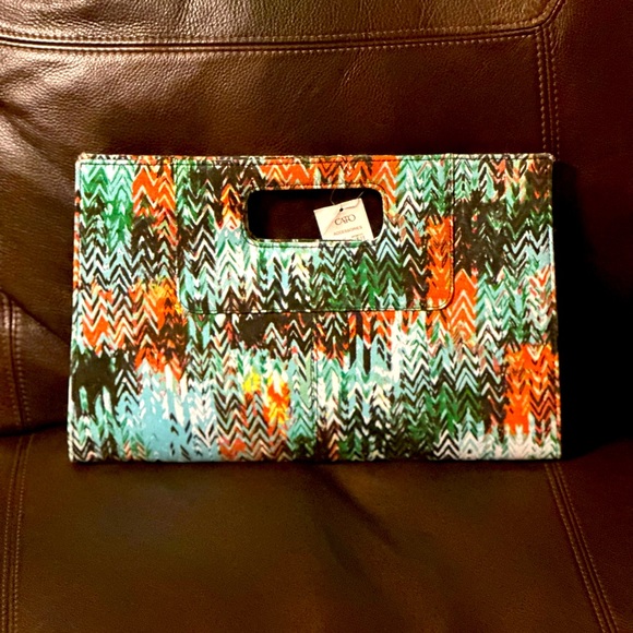 Multicolored Clutch Handbag - Picture 2 of 2